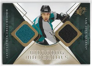 2007-08 SPx Winning Materials #WM-JC Jonathan Cheechoo