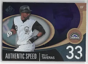 2007 SP Authentic Authentic Speed #AS-50 Willy Taveras