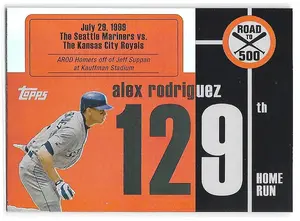 2007 Topps Road to 500 #ARHR129 Alex Rodriguez