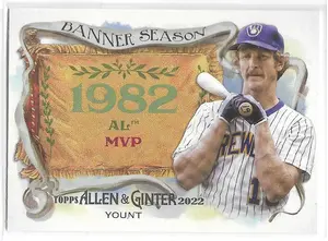 2022 Allen & Ginter Banner Season #BS-8 Robin Yount