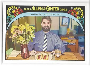 2022 Allen & Ginter It's Your Special Day! #IYSD-10 National Hot Dog Day