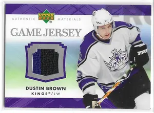 2007-08 Upper Deck Game Jersey #J-DB Dustin Brown