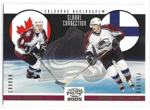 2004-05 Pacific Global Connection #4 Paul Kariya & Teemu Selanne