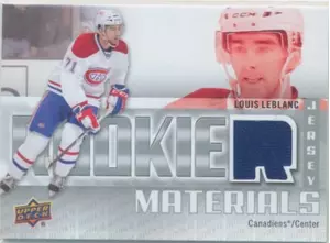 2011-12 UPPER DECK - LOUIS LEBLANC #RM-LL ROOKIE MATERIALS