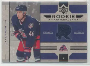 2006-07 UPPER DECK - FILIP NOVAK #RM-FN ROOKIE MATERIALS