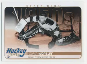 2011-12 UPPER DECK - GUMP WORSLEY #HH2 HOCKEY HEROES