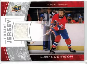 2013-14 UD Larry Robinson GU Jersey Montreal Canadiens