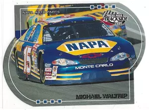 2001 Press Pass Trackside Die-Cut #44 Napa Auto Parts (Michael Waltrip)