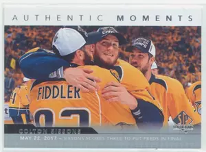 2017-18 SP AUTHENTIC - COLTON SISSONS #107 AUTHENTIC MOMENTS