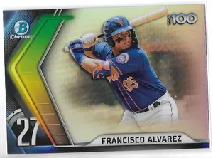 2022 Bowman Chrome Top 100 #BTP-27 Francisco Alvarez