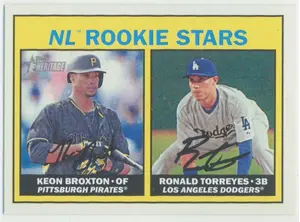 2016 Topps Heritage - Keon Broston/Ronald Torreyes #189 Rookie Stars RC
