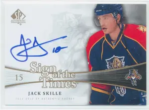 2011-12 SP AUTHENTIC - JACK SKILLE #SOT-JK SIGN OF THE TIMES