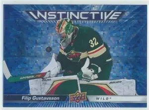 2023-24 UPPER DECK - FILIP GUSTAVSSON #IN-6 INSTINCTIVE SPECKLE