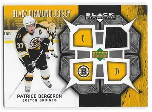 2007-08 Black Diamond Jersey #BJD-BE Patrice Bergeron