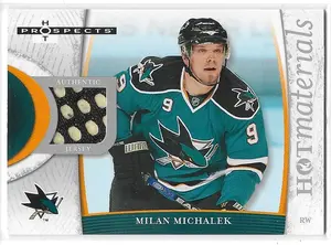 2007-08 Hot Prospects Hot Materials #HM-MI Milan Michalek