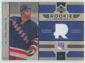 2006-07 UPPER DECK - NIGEL DAWES #RM-ND ROOKIE MATERIALS