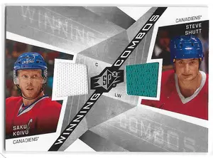 2008-09 SPx Winning Combos #WC-KS Saku Koivu & Steve Shutt
