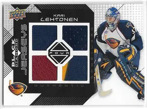 2008-09 Black Diamond Jerseys #BDJ-KL Kari Lehtonen