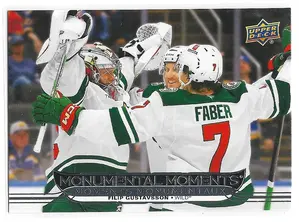 2025-26 Tim Hortons Monumental Moments #MM-5 Filip Gustavsson