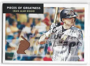 2007 Bowman Heritage Pieces of Greatness #PG-CB Craig Biggio