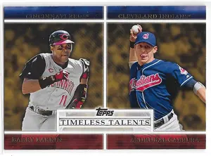 2012 Topps Timeless Talents #TT-13 Barry Larkin & Asdrubal Cabrera