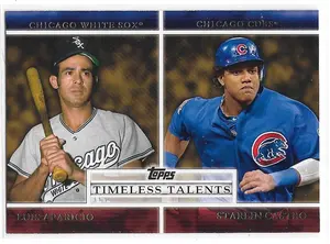 2012 Topps Timeless Talents #TT-22 Luis Aparicio & Starlin Castro