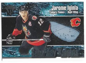 2002-03 Titanium Saturday Knights #1 Jarome Iginla