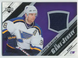 2005-06 UPPER DECK - PAVOL DEMITRA #J-PDE GAME JERSEY