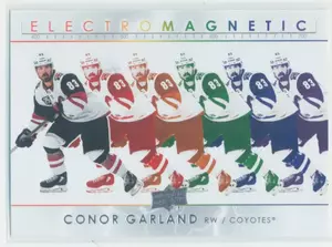 2021-22 UPPER DECK - CONOR GARLAND #EM-19 ELECTROMAGNETIC