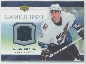 2007-08 UPPER DECK - MILAN JURCINA #J-MJ GAME JERSEY