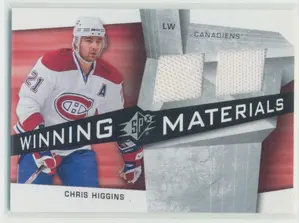 2008-09 SPX - CHRIS HIGGINS #WM-HG WINNING MATERIALS