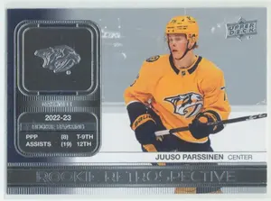 2023-24 UPPER DECK - JUUSO PARSSINEN #RR-6 ROOKIE RETROSPECTIVE