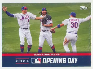 2021 Topps Opening Day - New York Mets #OD-1 Opening Day