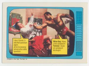 1985 O-Pee-Chee WWF - Rowdy Roddy Piper #59 "The Superstars Speak" RC⚠️