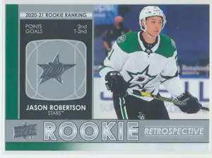 2021-22 UPPER DECK - JASON ROBERTSON #RR-2 ROOKIE RETROSPECTIVE