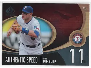2007 SP Authentic Authentic Speed #AS-25 Ian Kinsler