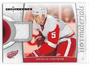 2007-08 Hot Prospects Hot Materials #HM-NL Nicklas Lidstrom