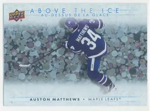 2024-25 TIM HORTONS - AUSTON MATTHEWS #AI-9 ABOVE THE ICE