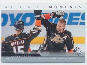 2017-18 SP AUTHENTIC - COREY PERRY #106 AUTHENTIC MOMENTS