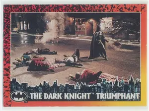 1992 O-Pee-Chee Batman Returns - "The Dark Knight Triumphant" #77