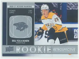 2021-22 UPPER DECK - EELI TOLVANEN #RR-12 ROOKIE RETROSPECTIVE