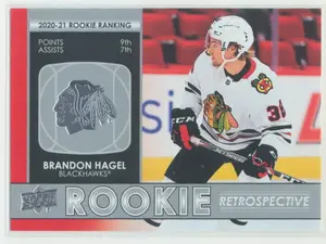 2021-22 UPPER DECK - BRANDON HAGEL #RR-16 ROOKIE RETROSPECTIVE