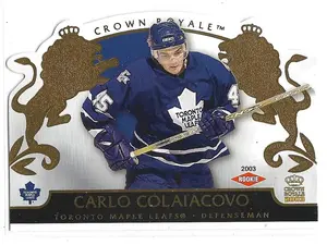 2002-03 Crown Royale #138 Carlo Colaiacovo RC (0527/2299)