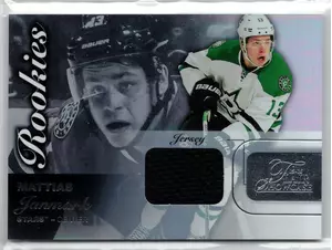2015-16 UD Fleer Showcase Rookie Mattias Janmark EV Jersey Dallas Stars