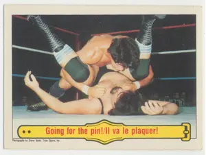 1985 O-Pee-Chee WWF - Tito Santana #52 "Going For the Pin!"⚠️