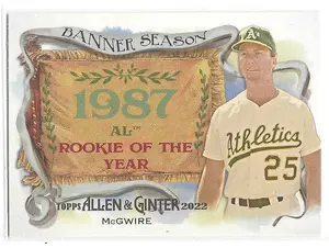 2022 Allen & Ginter Banner Season #BS-50 Mark McGwire