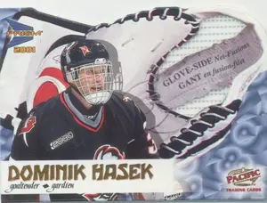 2000-01 McDONALD'S - DOMINIK HASEK #1 GLOVE SIDE NET FUSIONS