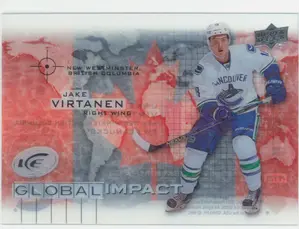 2015-16 UPPER DECK ICE - JAKE VIRTANEN #GI-JV GLOBAL IMPACT