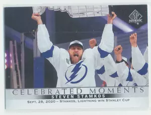 2020-21 SP AUTHENTIC - STEVEN STAMKOS #111 CELEBRATED MOMENTS