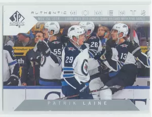 2018-19 SP AUTHENTIC - PATRIK LAINE #116 AUTHENTIC MOMENTS